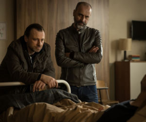 Diagnoza 4 sezon, odc. 10. Michał Wolski (Maciej Zakościelny), oficer CBŚP (Jakub Bohosiewicz),  prokurator (Mateusz Kościukiewicz)