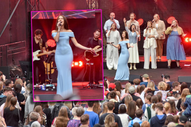 Roxie Węgiel w odważnej stylizacji ruszyła na podbój chrześcijańskiego festiwalu. Co za kreacja!