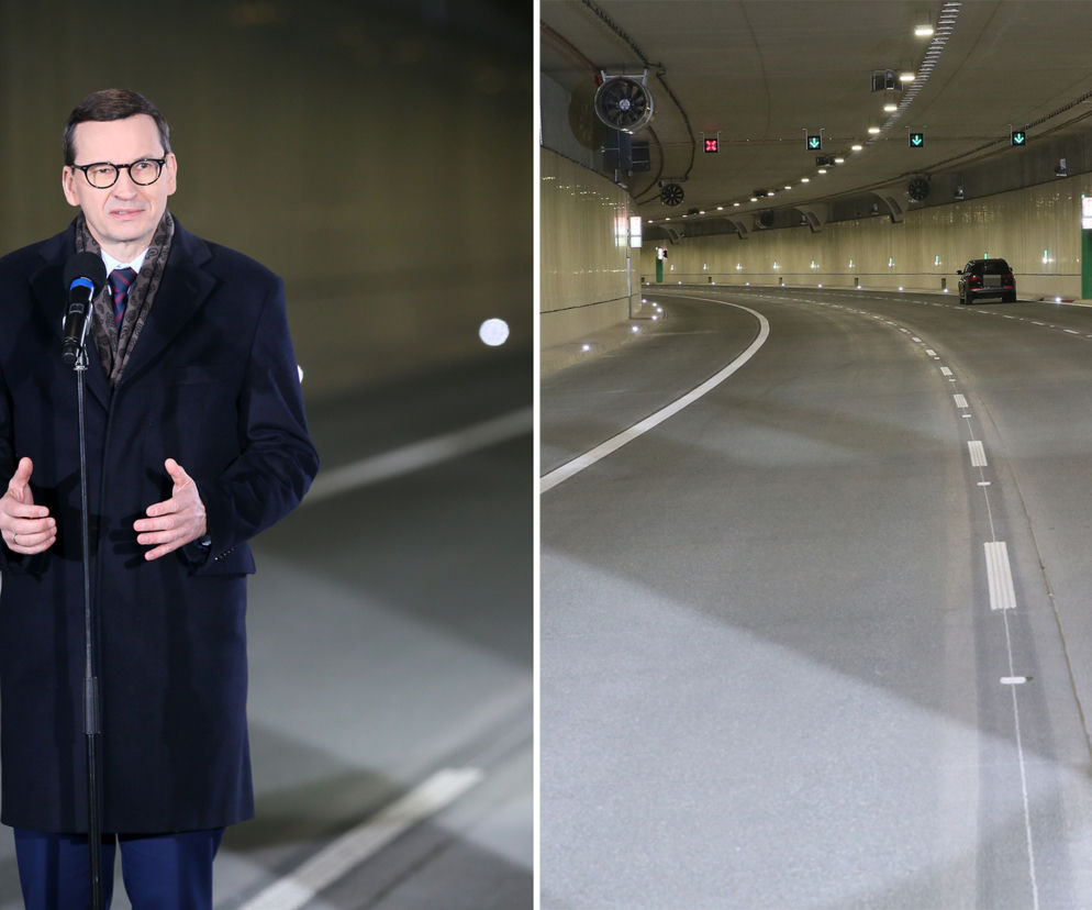 Tunel pod Ursynowem już otwarty. Zaskakujące wyznanie premiera Morawieckiego