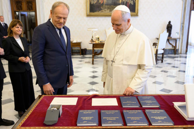 Donald Tusk u papieża Leona XIV