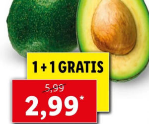 awokado 1+1 gratis