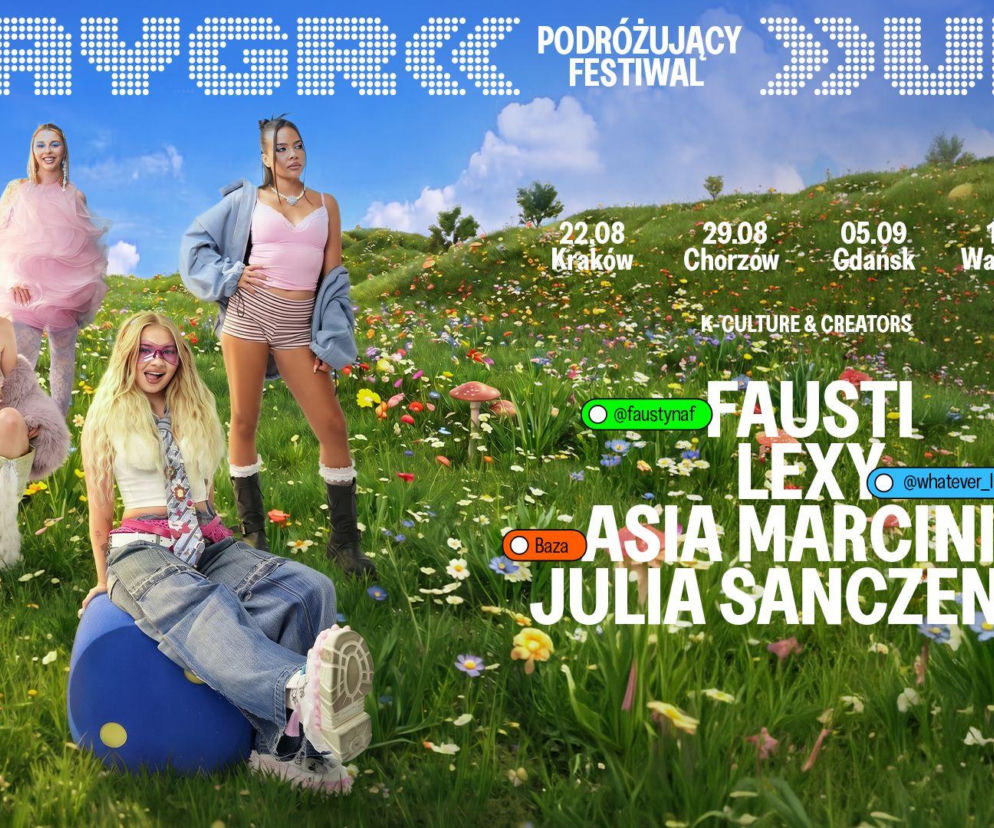 PLAYGROUND rusza w trasę po Polsce. Fausti, Lexy, Asia Marcinik i Julia Sanczenko zapowiadają nowy festiwal