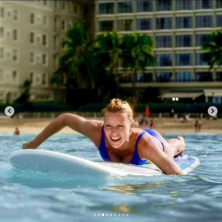 Hawaje, bikini i fale! Anita Werner zaskoczyła odważnym hobby