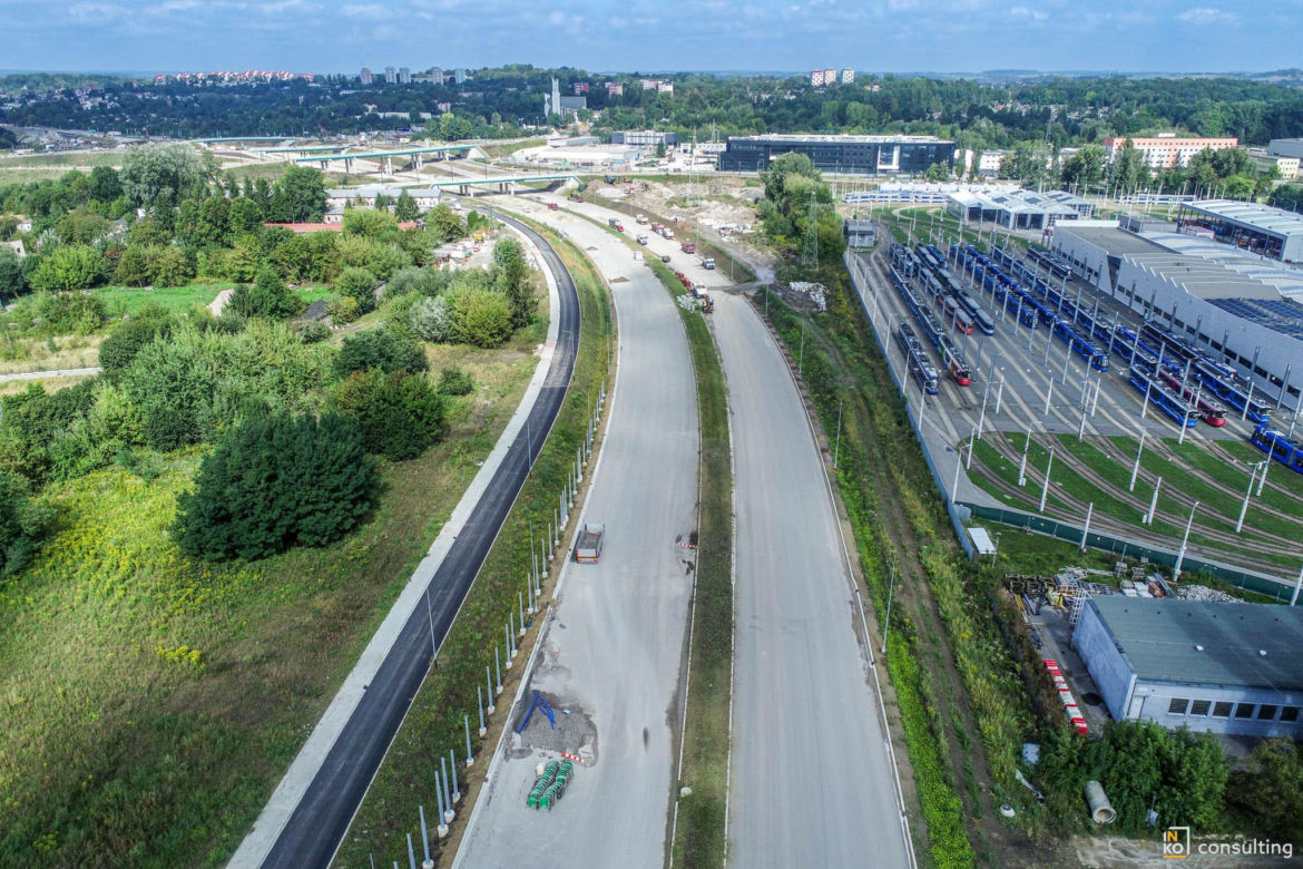 Węzeł Mistrzejowice - budowa. Zobacz jak powstaje jeden z najbardziej skomplikowanych obiektów na S7