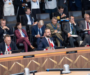 wicepremier - minister obrony narodowej Władysław Kosiniak-Kamysz wziął udział w spotkaniu ministrów obrony NATO w Brukseli