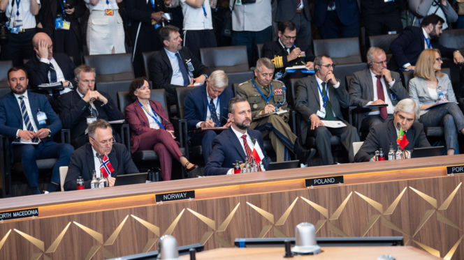 wicepremier - minister obrony narodowej Władysław Kosiniak-Kamysz wziął udział w spotkaniu ministrów obrony NATO w Brukseli