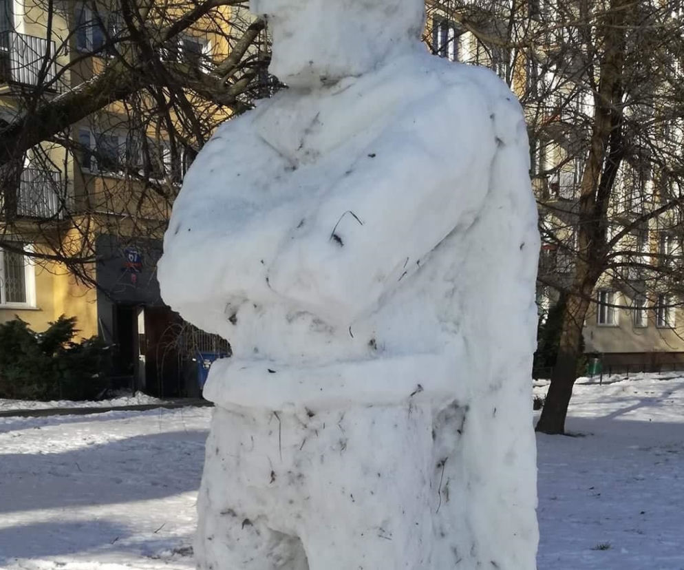 Tajemnicza postać na Mokotowie