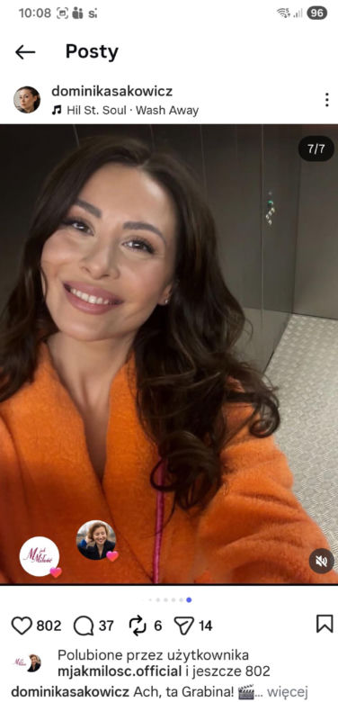 M jak miłość po wakacjach. Joanna (Dominika Sakowicz) na planie