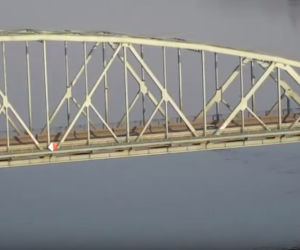 Tak wygląda Toruń okiem policyjnego drona. Patrol miał ważne komunikaty