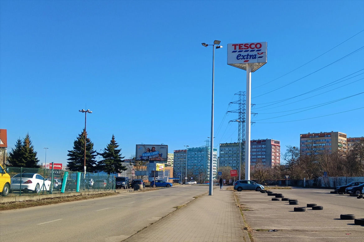 Przebudowa dawnego Tesco