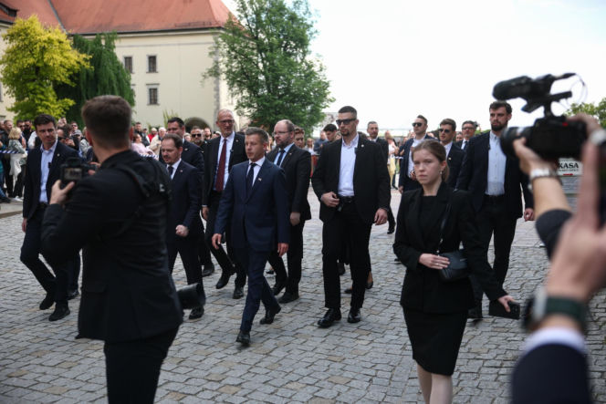 Peter Magyar w Krakowie
