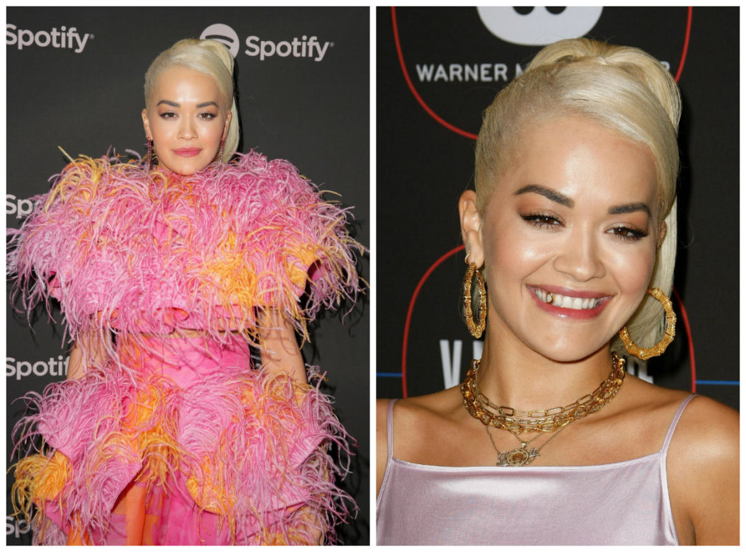 Rita Ora jako ptak z ulicy Sezamkowej i ze złotym zębem