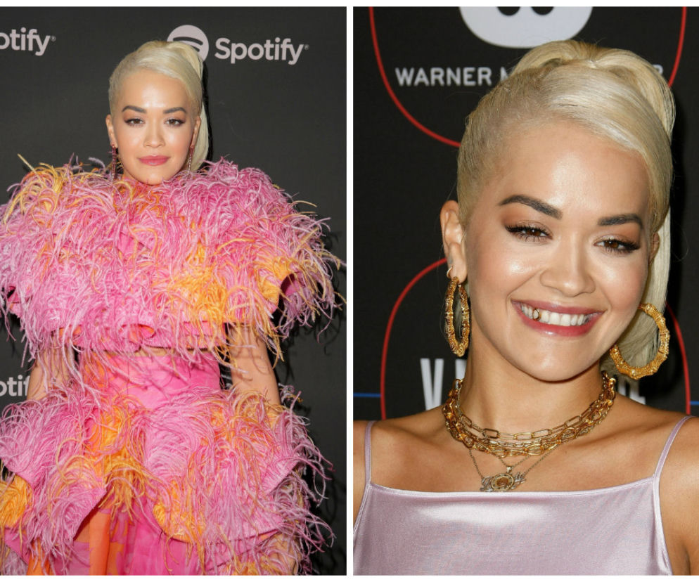Rita Ora jako ptak z ulicy Sezamkowej i ze złotym zębem