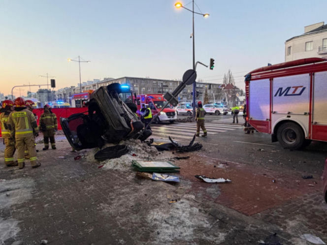 Wypadek na ul.Grochowskiej. Tuj zginął 6-letni Tomek