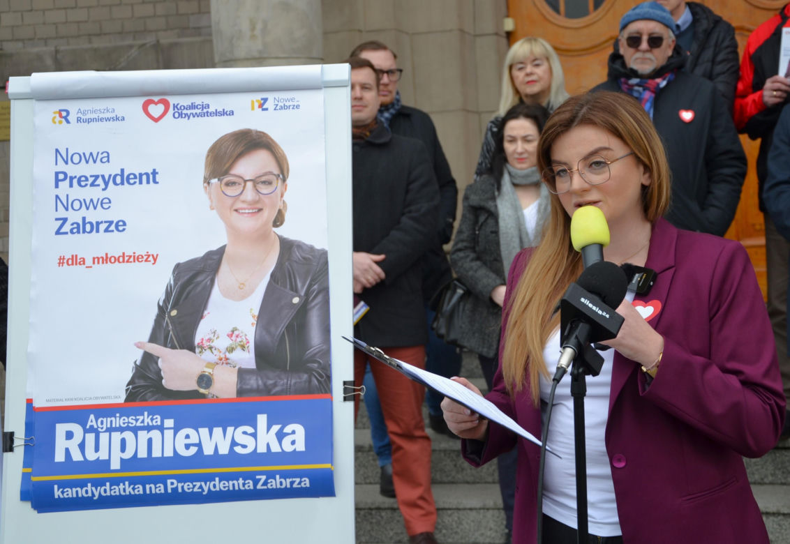 Agnieszka Rupniewska walczy o fotel prezydenta Zabrza