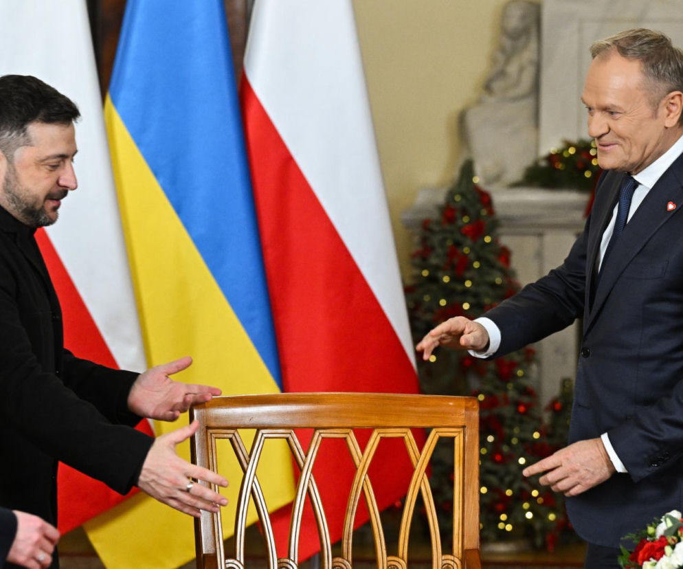 Warszawa: trwa spotkanie premiera Tuska z prezydentem Ukrainy 