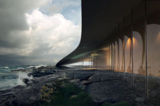 Muzeum wielorybów wyrośnie z norweskiego wybrzeża. Dach The Whale będzie punktem widokowym nad oceanem