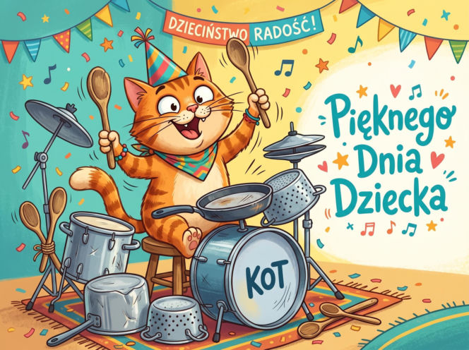 Śmieszna kartka na Dzień Dziecka