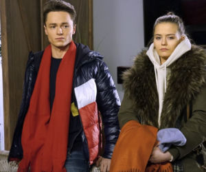 Barwy szczęścia odcinek 2077, Julita (Katarzyna Sawczuk), Józek (Patryk Pniewski)
