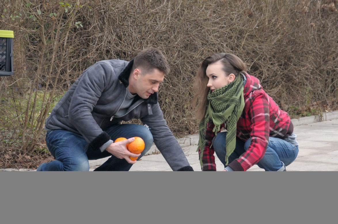 Pierwsza miłość odc. 2093. Melka (Ewa Jakubowicz), Dragon (Krzysztof Zych)