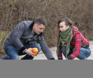Pierwsza miłość odc. 2093. Melka (Ewa Jakubowicz), Dragon (Krzysztof Zych)