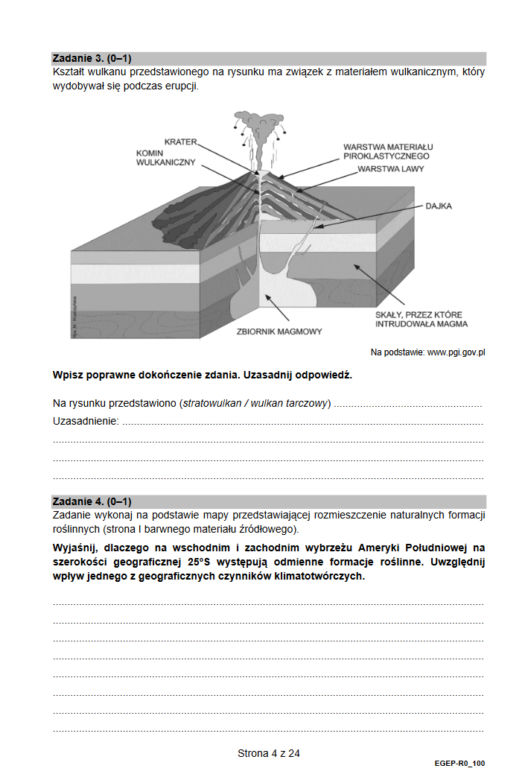 Matura geografia rozszerzona 2021 - arkusz CKE