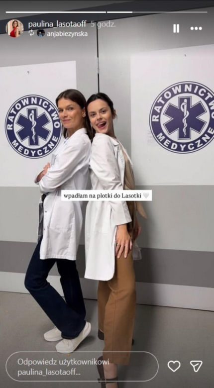 M jak miłość nowy sezon na planie. Kasia (Paulina Lasota), Anna Bieżyńska