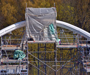 Przebudowa Teatru Letniego w Szczecinie - kwiecień 2021
