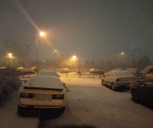 Śnieżyca w Warszawie 28.01.2021