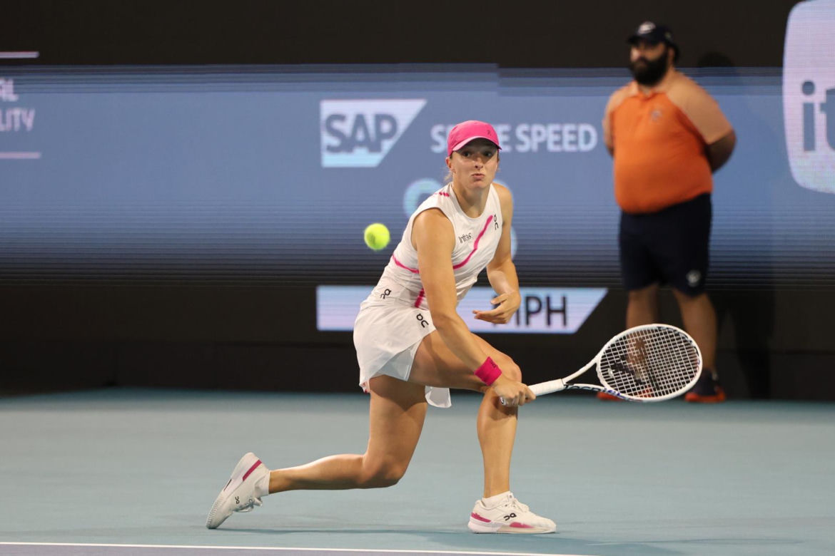 Turniej WTA 1000 w Miami 2024. Iga Świątek przegrała z Rosjanką Jekateriną Aleksandrową