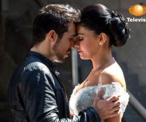 Włoska narzeczona. Fiorella (Livia Brito), Pedro (Jose Ron)