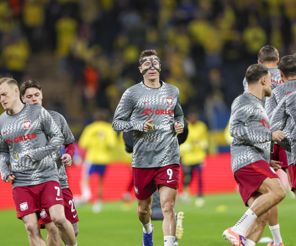 Robert Lewandowski w czarnej masce