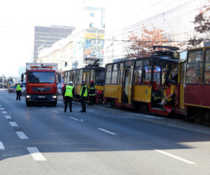 Zderzenie tramwajów w Al. Jerozolimskich