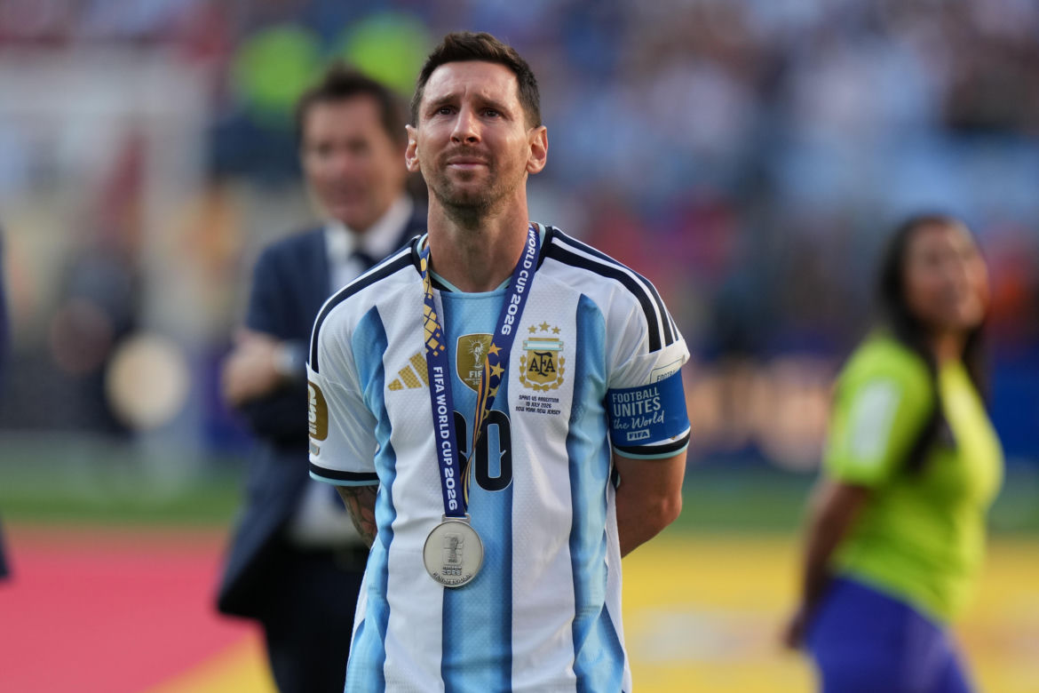 Zapłakany Leo Messi po finale MŚ 2026