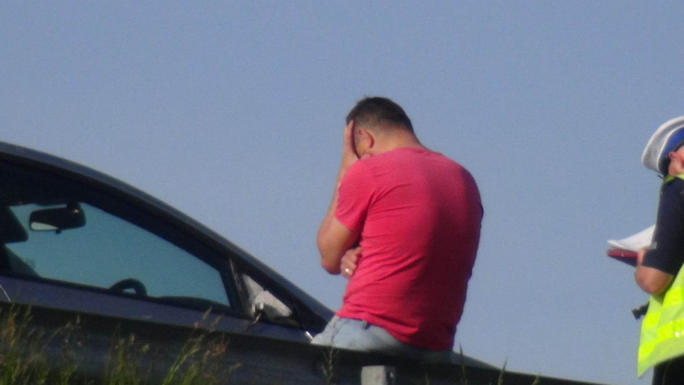 A2 pieszy potrącony na autostradzie