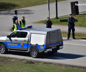 Nowa broń katowickiej policji w walce z nielegalnymi spacerowiczami [ZDJĘCIA]