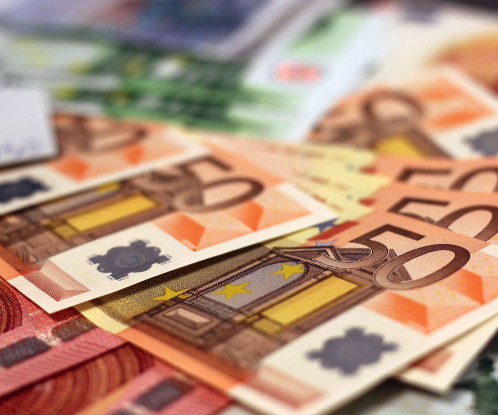 euro, pieniądze, banknoty