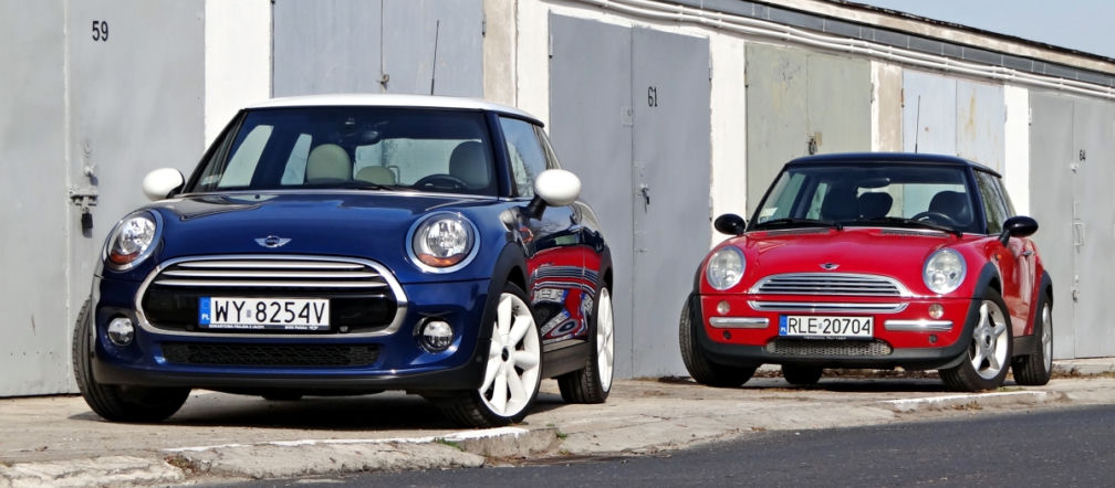 MINI Cooper 2014 r. vs. MINI Cooper 2003 r.
