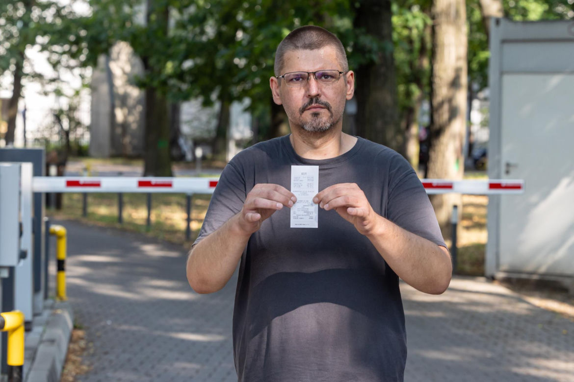 Zapłaciłem 1350 zł za parking pod szpitalem