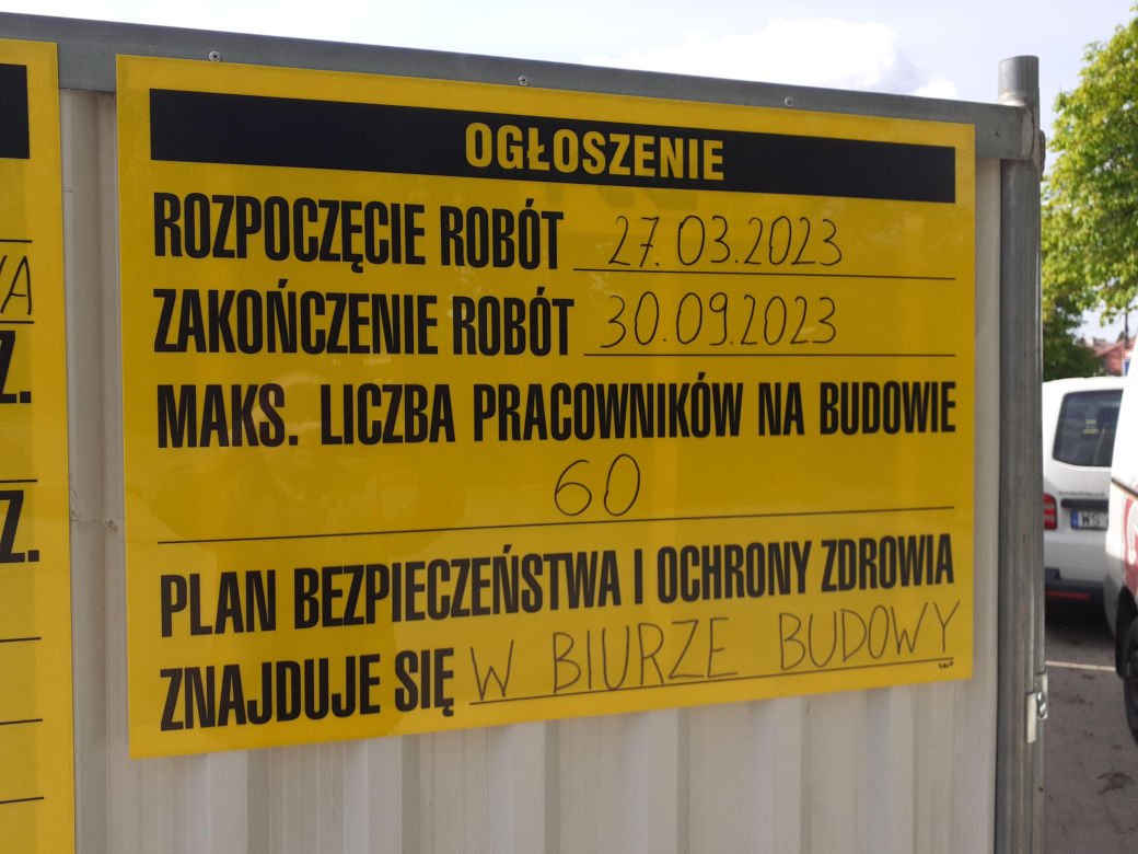 PEDET przeszedł do historii. W Starachowicach trwa budowa marketu ALDI