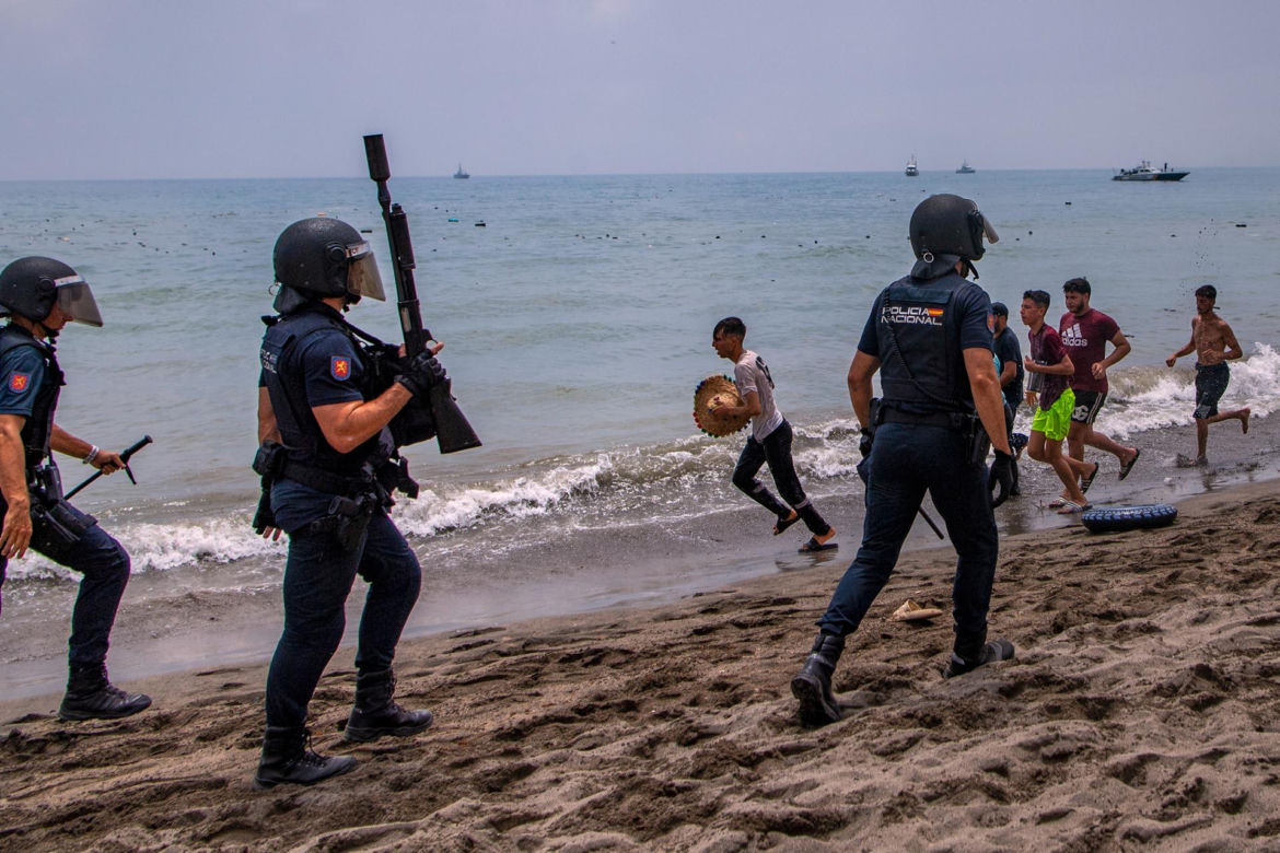 Szturm migrantów na Hiszpanię