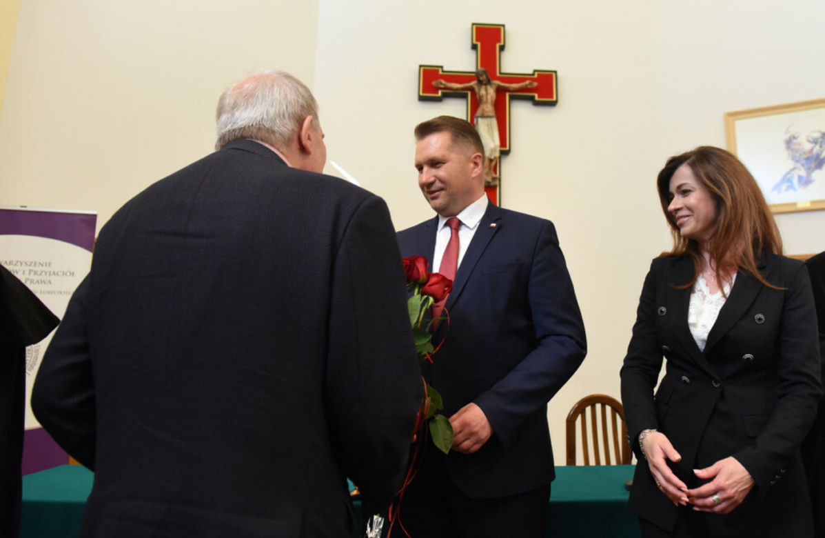 Przemysław Czarnek z żoną