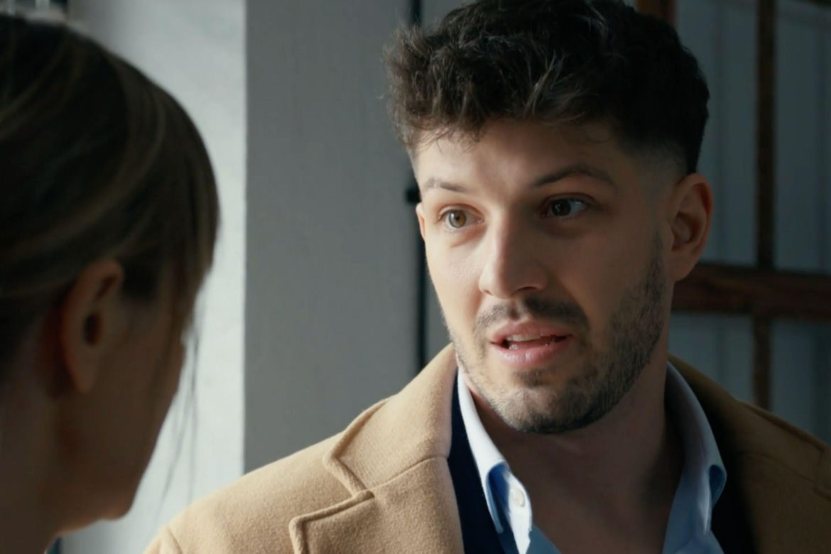 Barwy szczęścia, odcinek 3421: Justin (Jasper Sołtysiewicz), Ola (Michalina Robakiewicz)