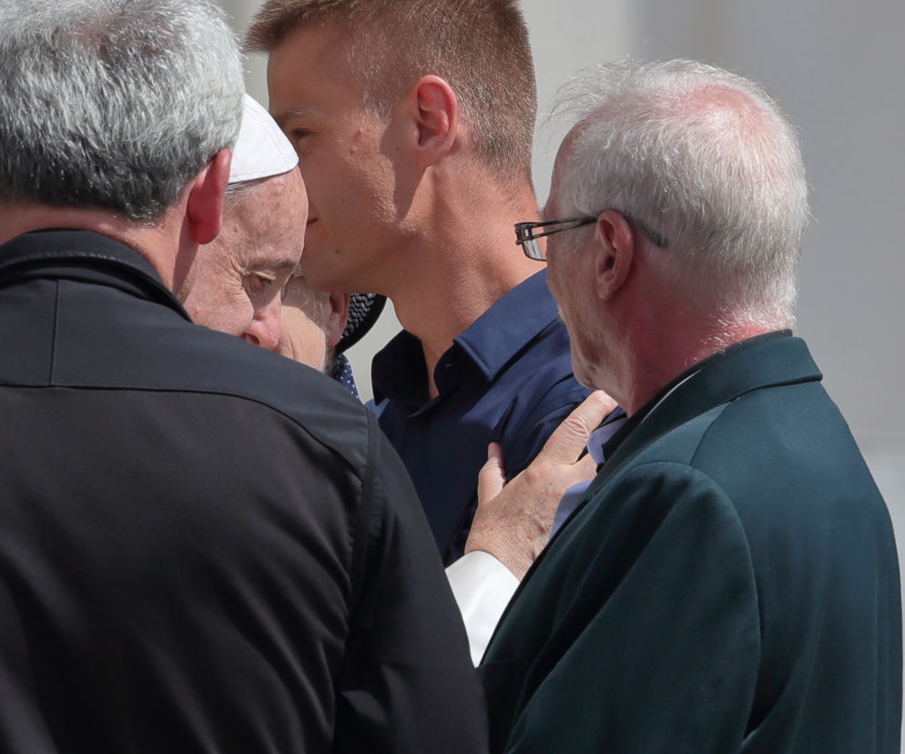 Tomasz Komenda spotkał się z papieżem Franciszkiem
