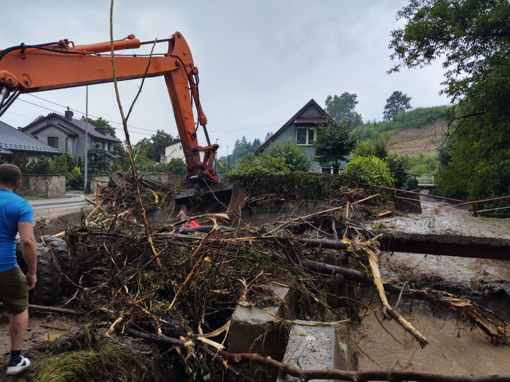 Żywioł spustoszył Sądecczyznę. Nowy Sącz i Łącko błyskawicznie zalane