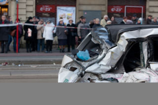 WYPADEK tramwaju w Łodzi