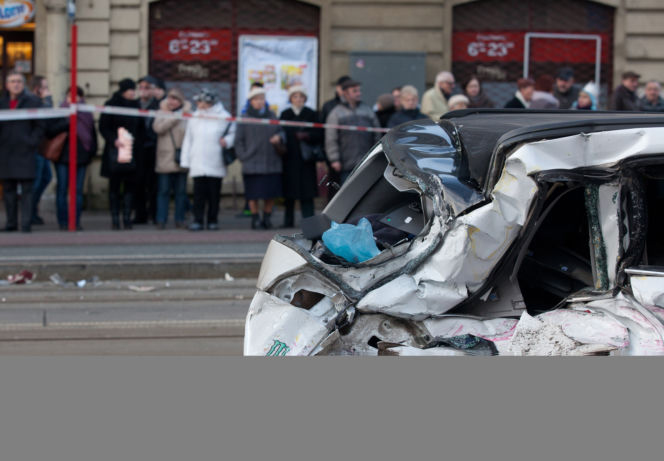 WYPADEK tramwaju w Łodzi