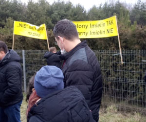 Protest w Imielinie