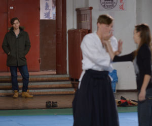 Pierwsza miłość. Krystian (Patryk Pniewski), Melka (Ewa Jakubowicz), Dominik (Tomasz Włosok)
