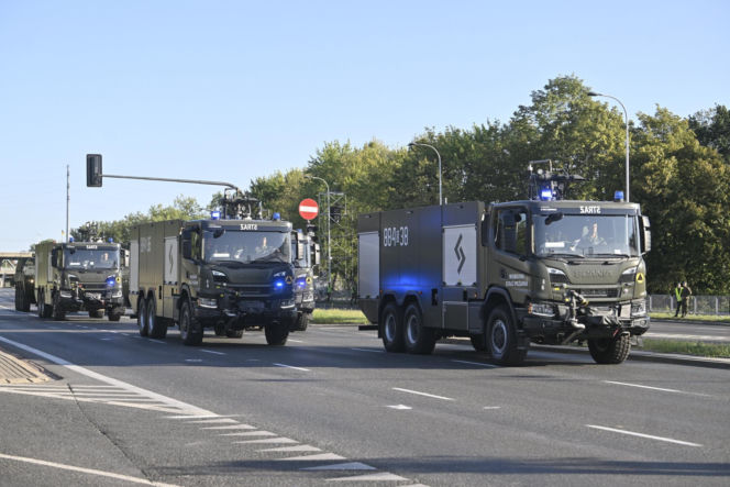 Próba generalna defilady wojskowej w Warszawie